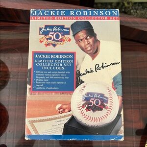 Jackie Robinson 50th Anniversary Collectors Baseball